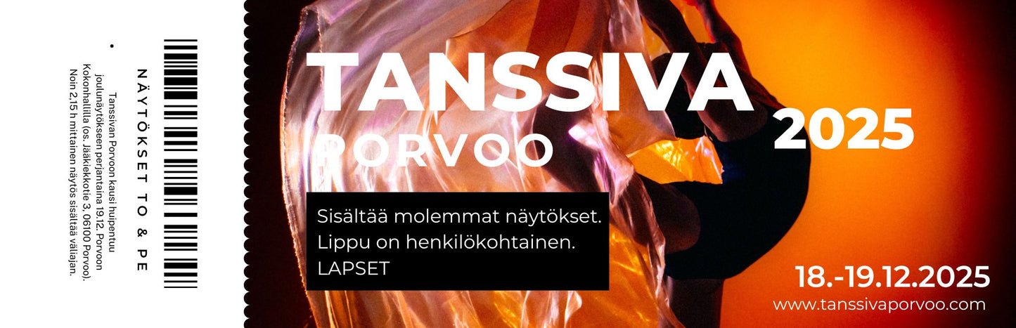 
                  
                    Tanssivan Porvoon Joulunäytös 2025
                  
                