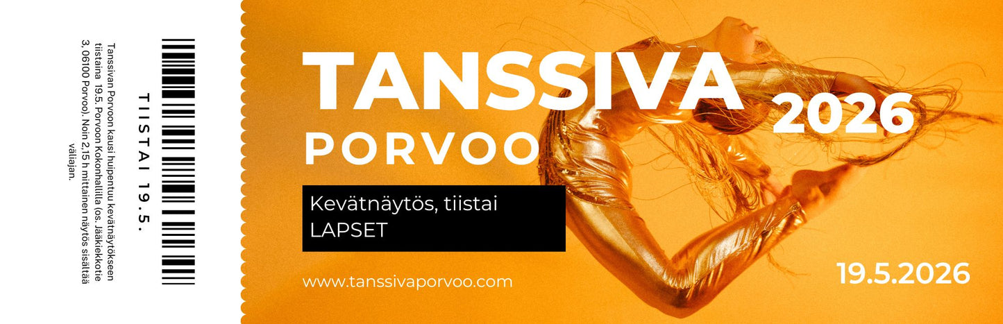 
                  
                    Tanssivan Porvoon kevätnäytös 2026
                  
                